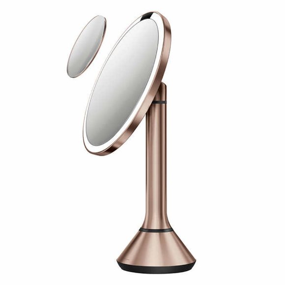 Brand New Simplehuman 8" Sensor Mirror 5X &10X Magnification -- Rose Gold - Picture 2 of 2
